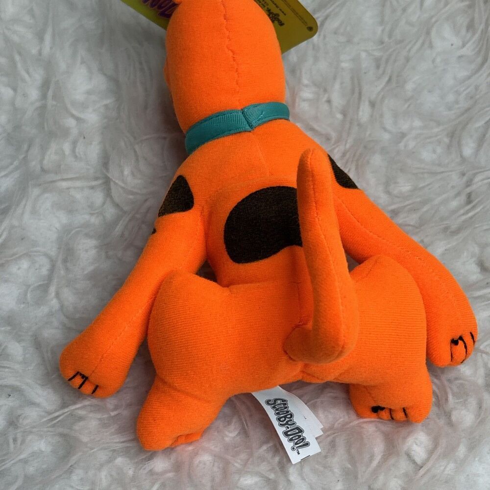 βNWTβ ~Scooby-Doo Fluorescent Plush Neon Orange Toy Factory 9" Halloween π ~ β - Picture 8 of 16